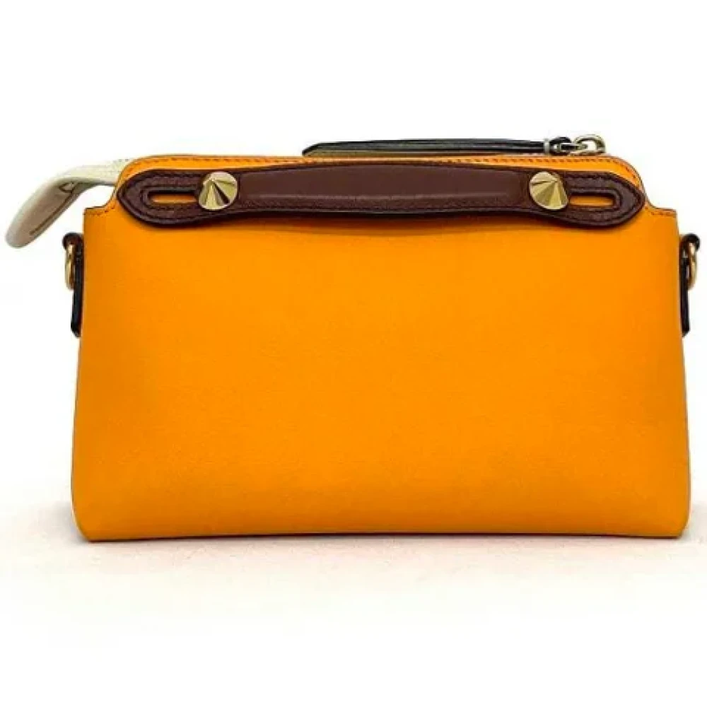 Fendi Vintage Pre-owned Leather shoulder-bags Brown Dames