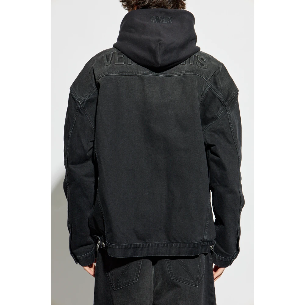 Vetements Capuchonjack Black Heren