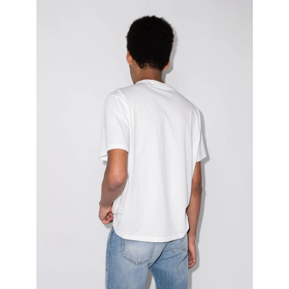 Our Legacy Zwarte Clean Jersey Box T-Shirt White Heren