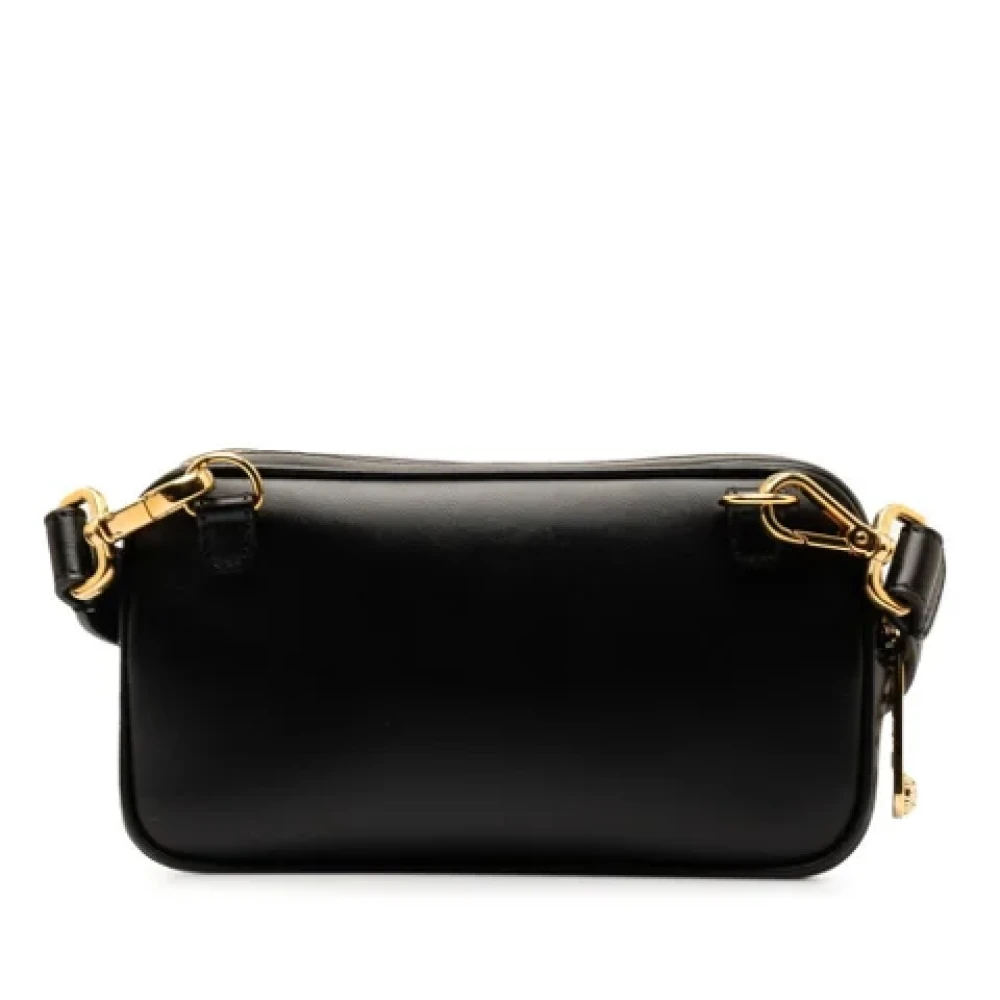 Fendi Vintage Pre-owned Leather shoulder-bags Black Dames