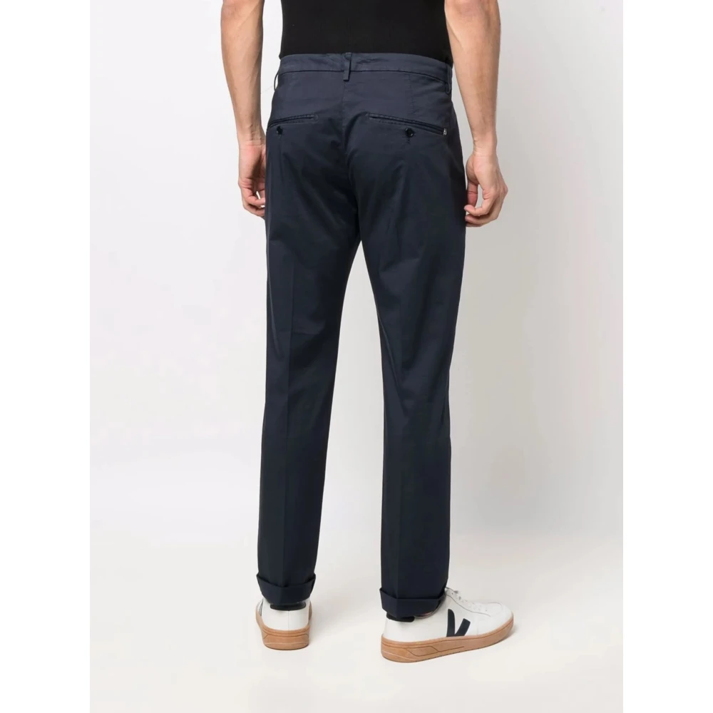 Dondup Blauwe Stijlvolle Broek Blue Heren