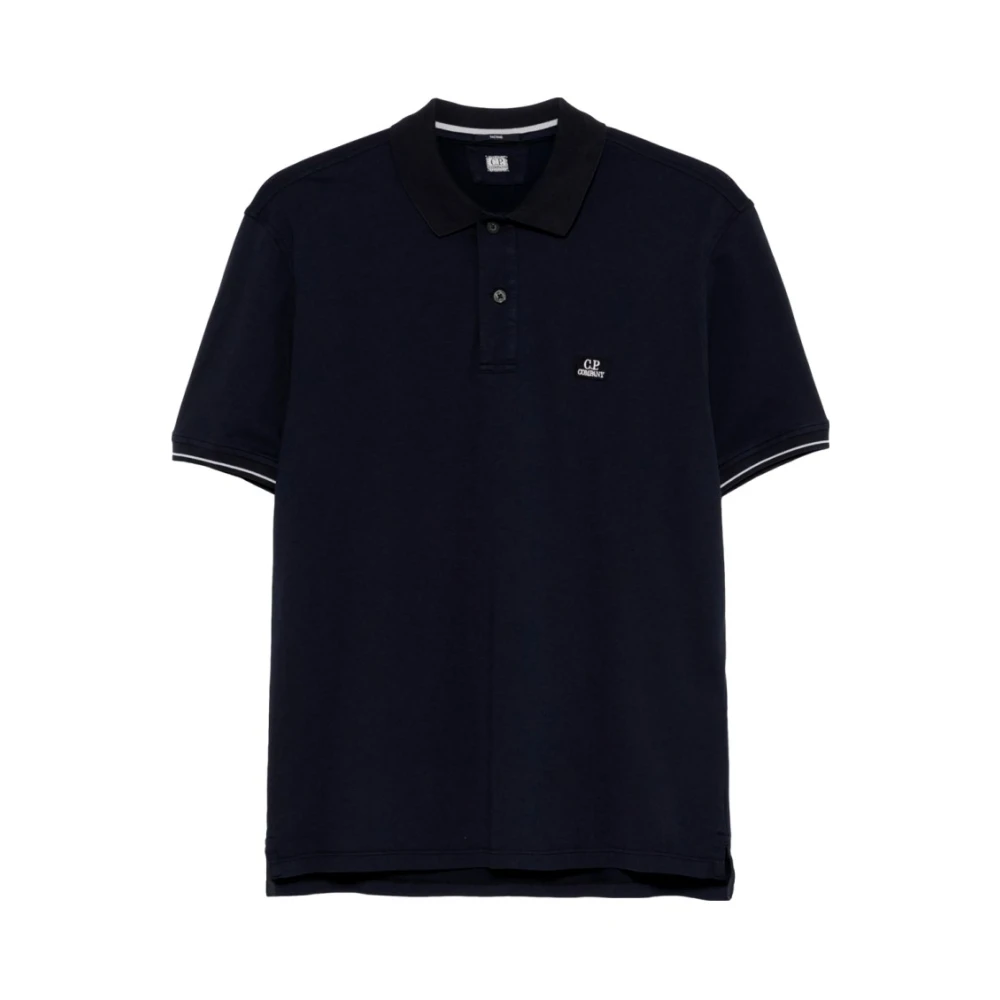 C.p. Company Men's Black Polo Shirts, Xl, Polo Tacting