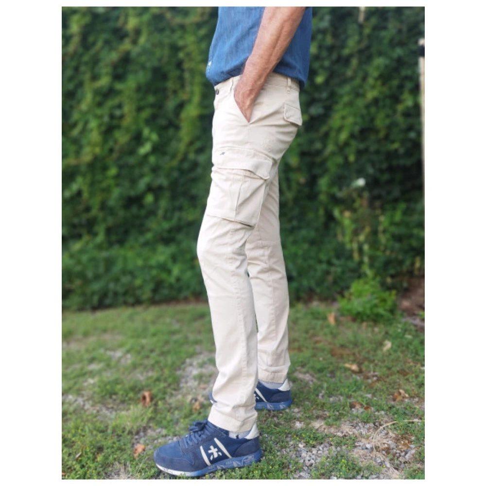 Mason's Extra Slim Cargo Broek Beige Heren
