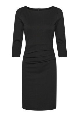 feminine-gedrapeerde-jurk