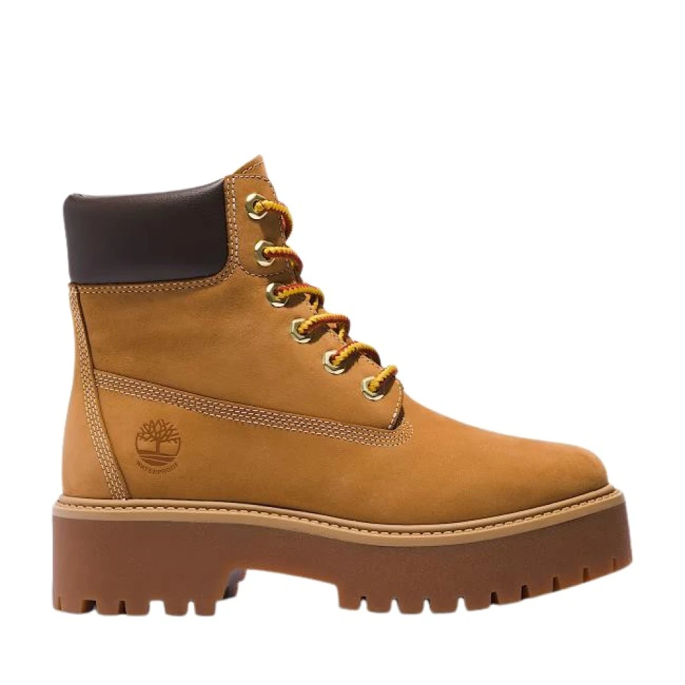 Timberland Stone Street 6-Inch Platform Boot - Female - Lace-Up Boots - Brown - 6 Uk - Shoes