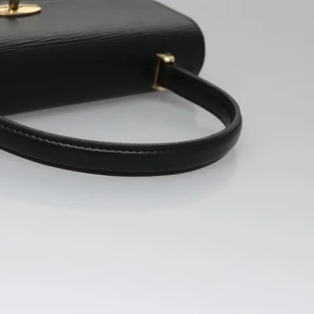 Louis Vuitton Vintage Pre-owned Leather handbags Black Dames