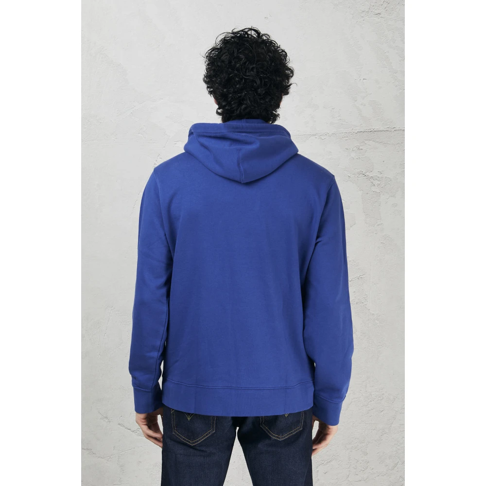 Levi's Blauwe hoodie met kangoeroezak Blue Heren
