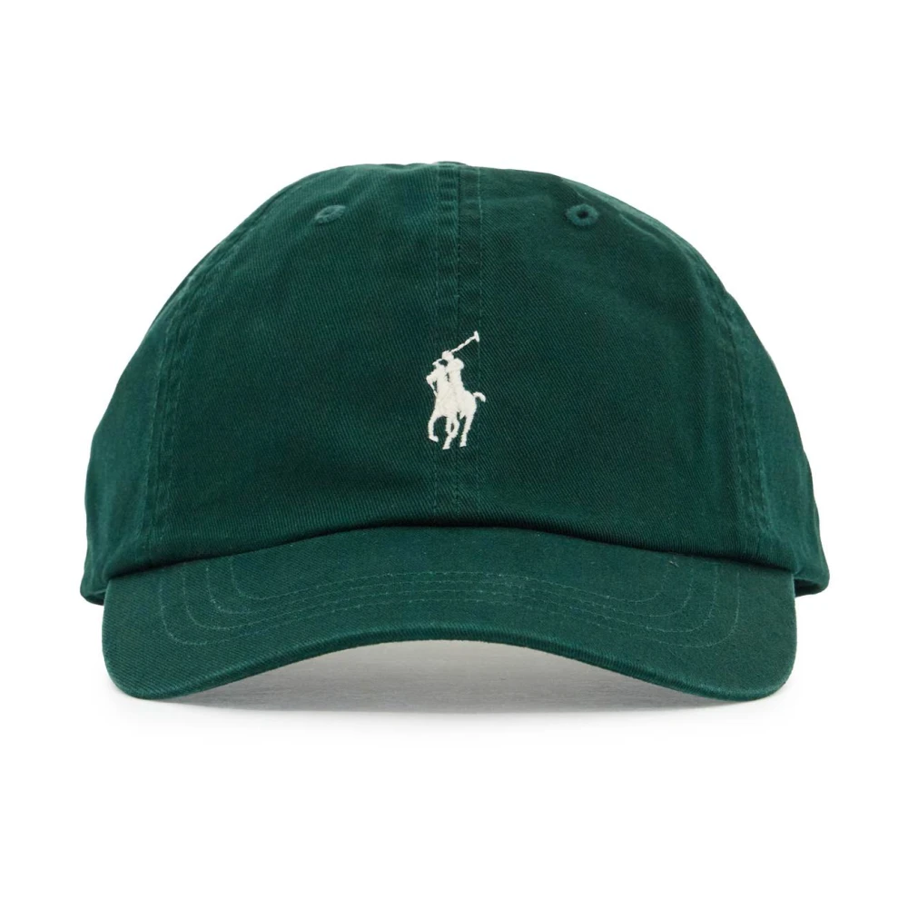 Polo Ralph Lauren Baseball Cap met geborduurd ponylogo Green Dames