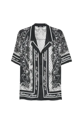 Printed Foulard Pyjama Shirt