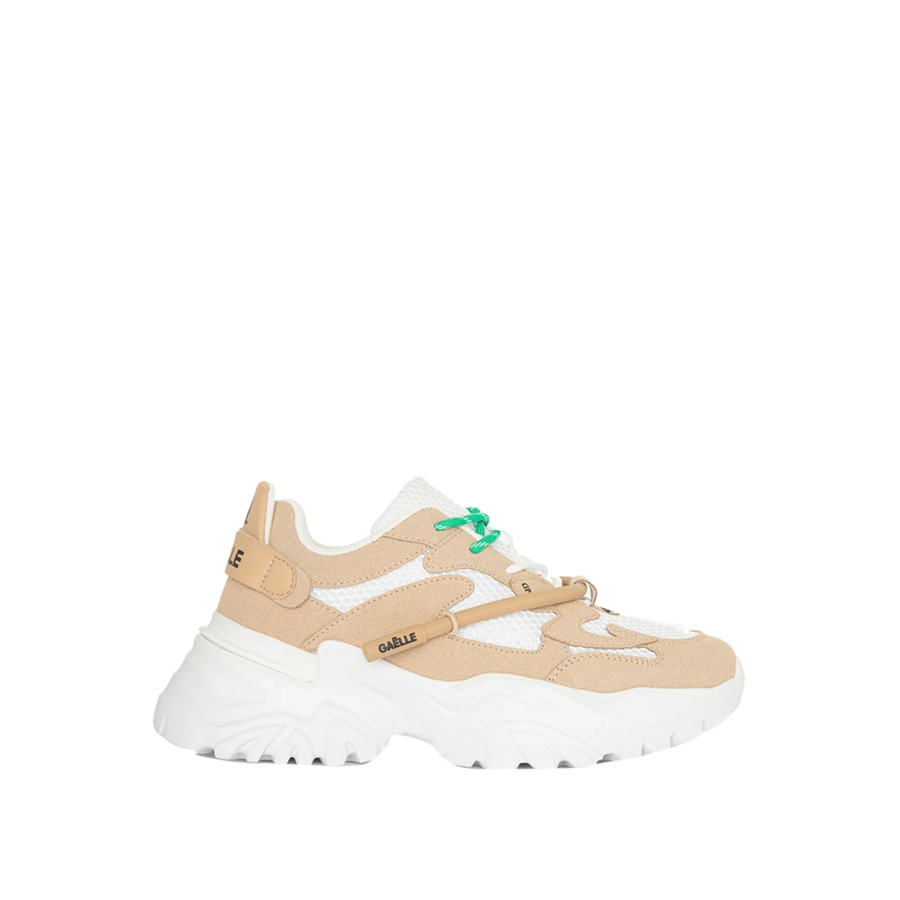 Gaëlle Paris Women's Beige Sneakers, 7 Uk, Gaelle Trainers