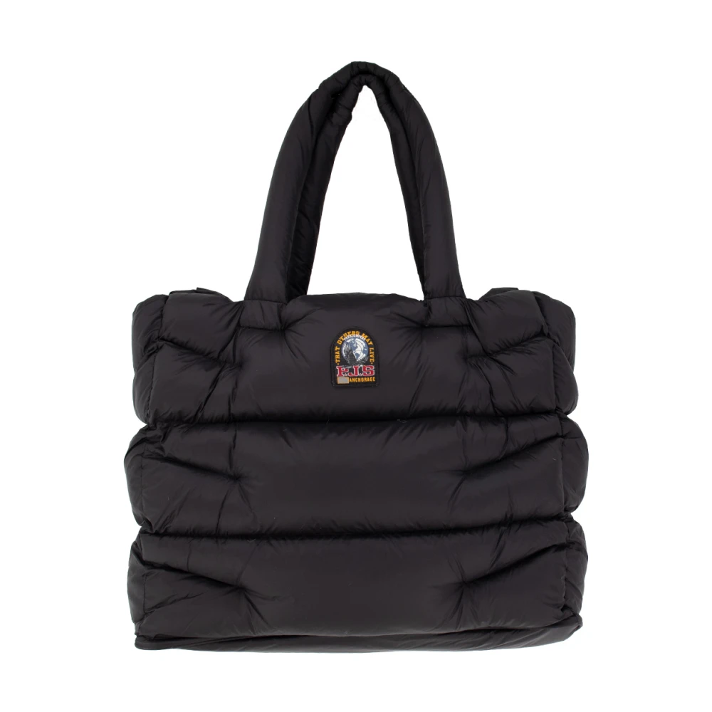 Parajumpers Nylon Shopper Tas met Waterafstotende Behandeling Black Heren