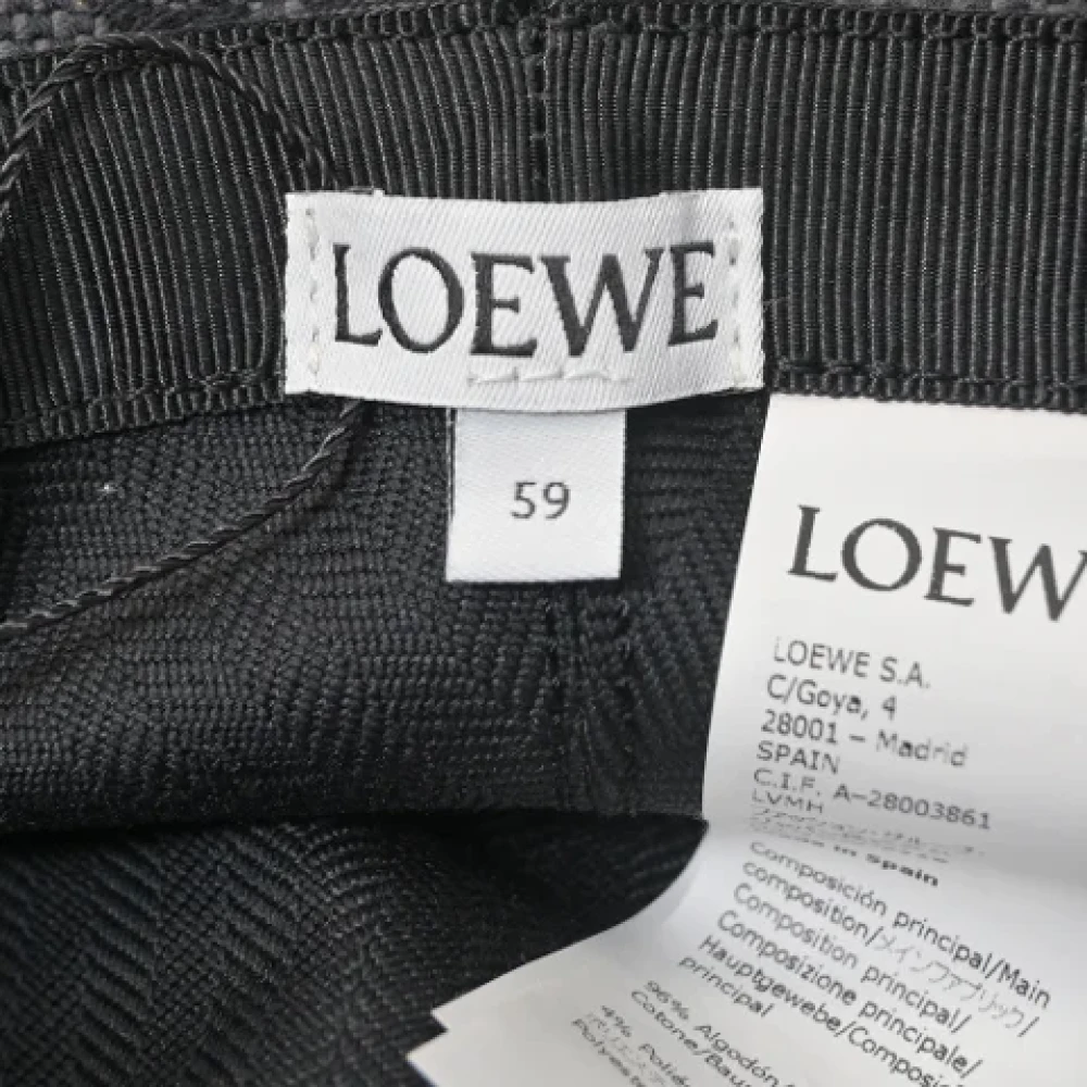 Loewe Pre-owned Cotton hats Gray Dames