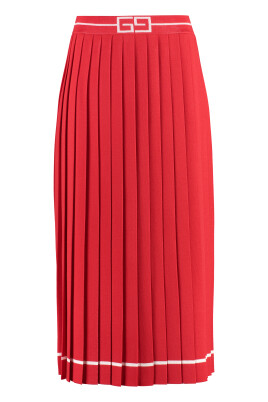 wool-pleated-knitted-skirt-elastic-waistband