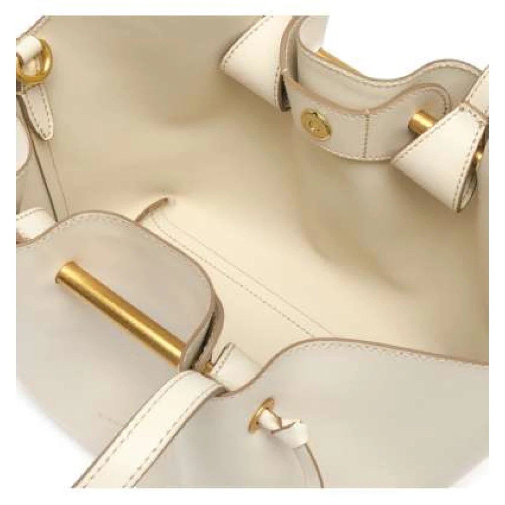 Gianni Chiarini Marble Leren Tas Amanda Crossbody White Dames