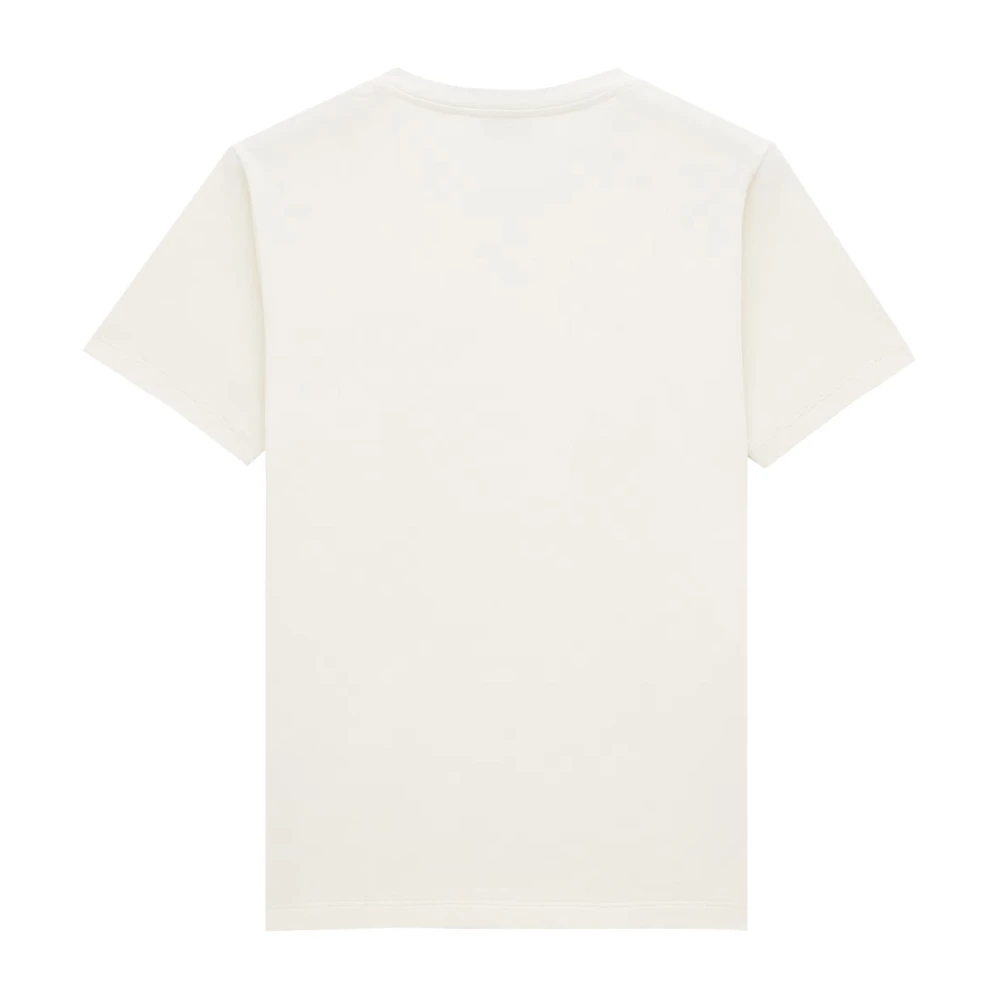 Saint Laurent Katoenen T-shirt met Logolabel White Dames