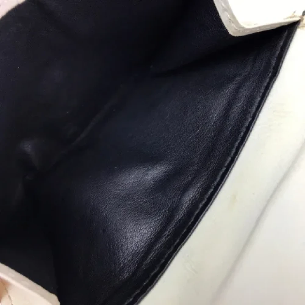 Chloé Pre-owned Leather wallets White Dames