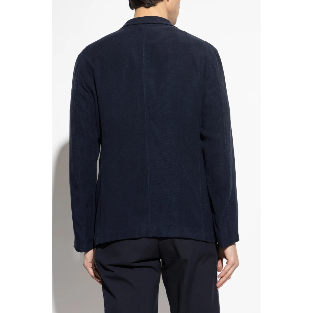 Giorgio Armani Double-breasted blazer Blue Heren