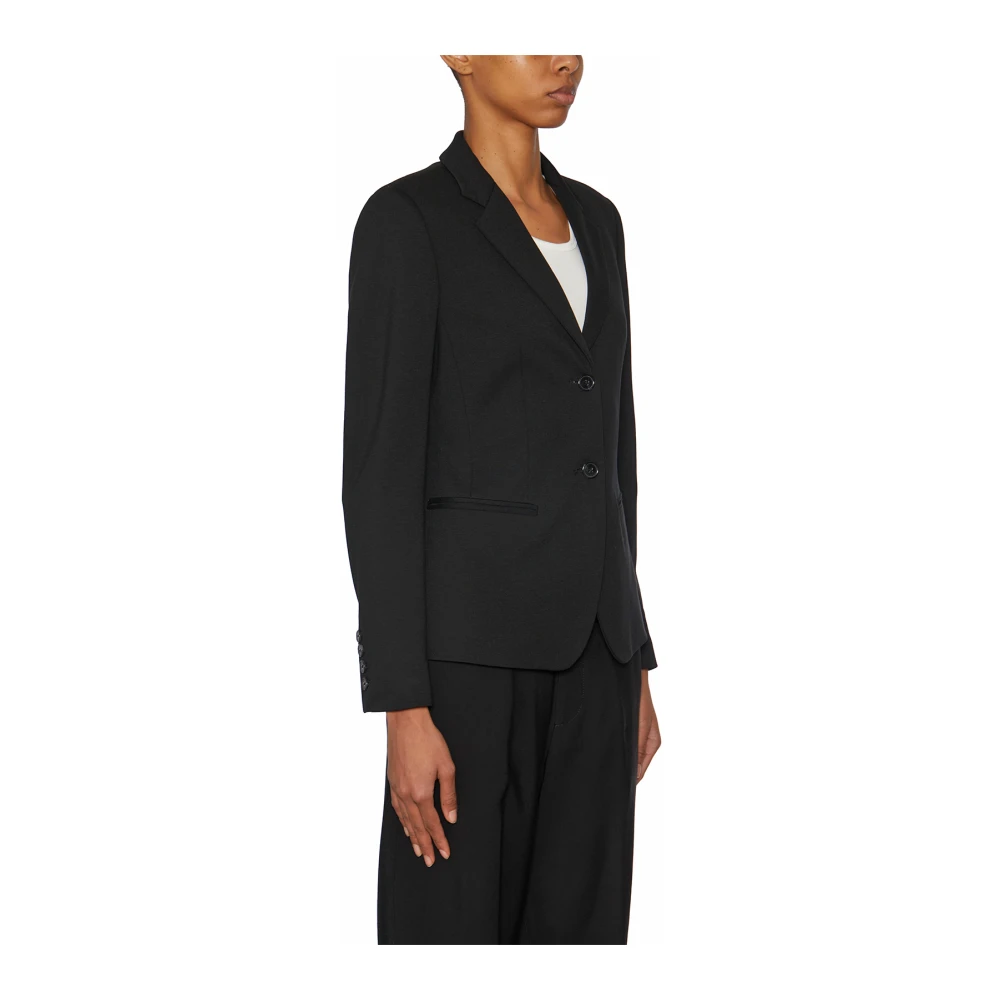 Dondup Viscose Blazer Black Dames
