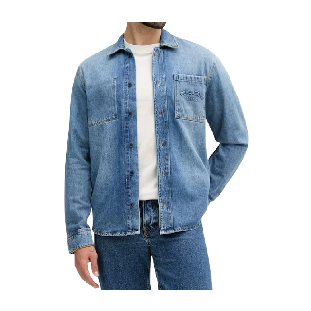 Pepe Jeans Blue Weston Fs Relaxed Shirt Twilight - Image 2