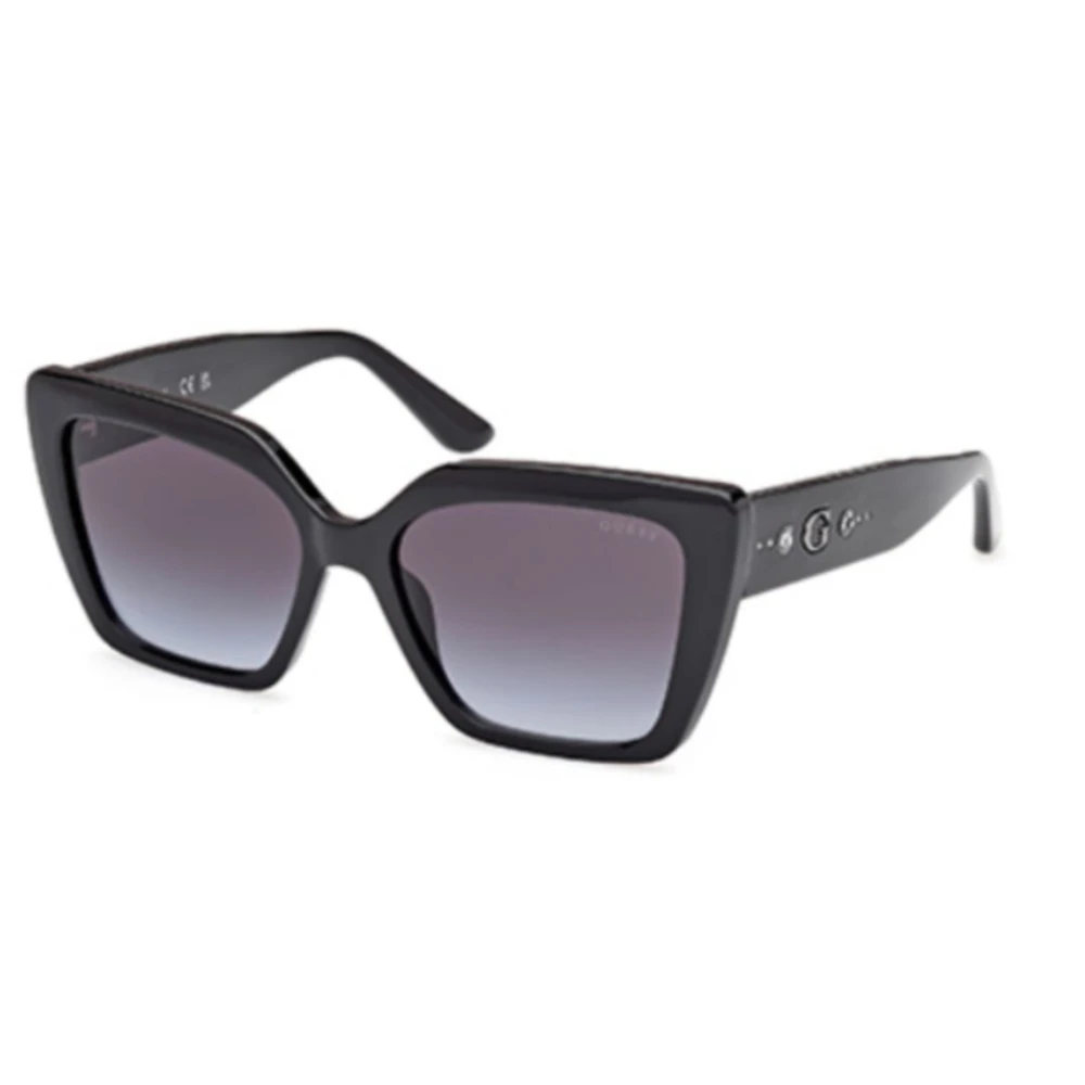 Guess Unisex Black Sunglasses, 55 Mm, Stylish Blue Watch