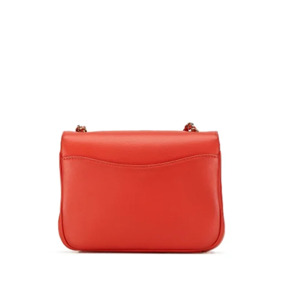 Chanel Vintage Pre-owned Leather shoulder-bags Red Dames