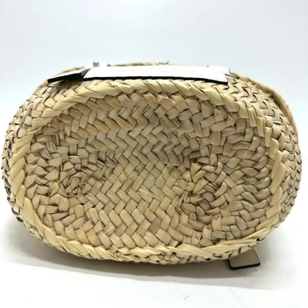 Loewe Pre-owned Fabric handbags Beige Dames