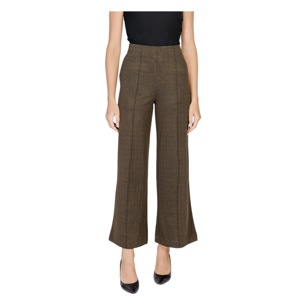 Ichi Herfst Winter Damesbroek Green Dames