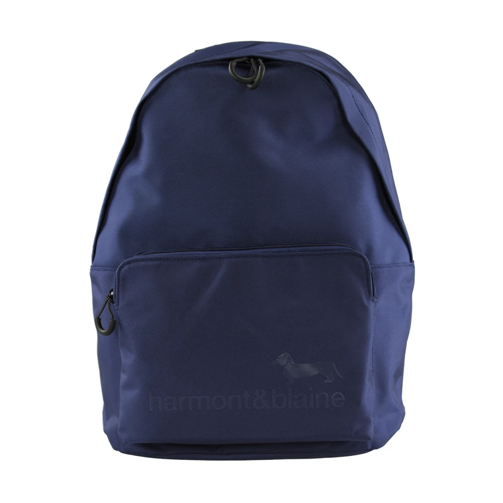 Harmont & Blaine Marineblauwe Rugzak Teckel Stijl Blue Heren