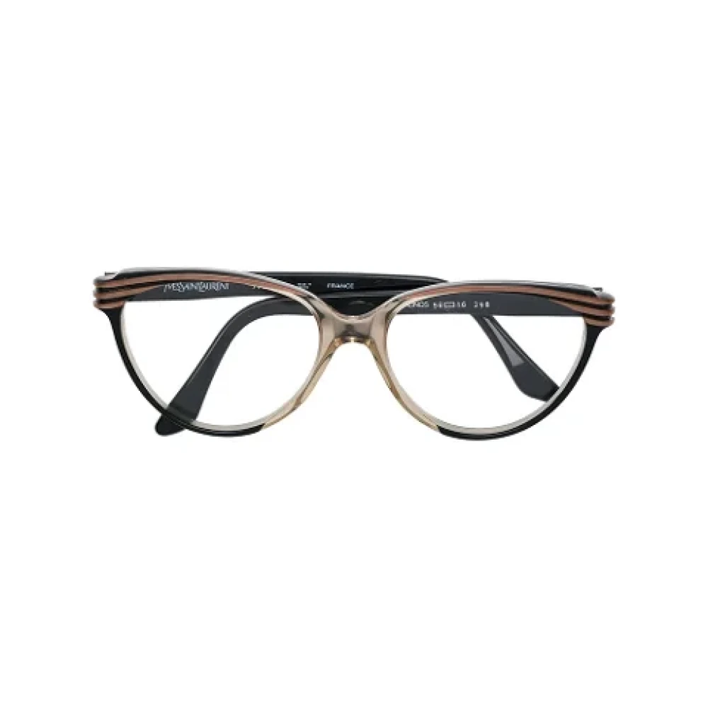 Yves Saint Laurent Vintage Pre-owned Acetate sunglasses Brown Dames