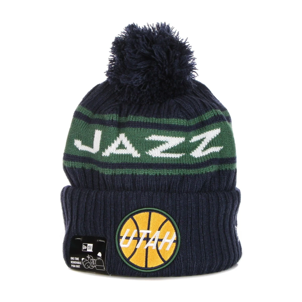 New Era Men's Nba Draft Pom Pom Hat Utah Jazz