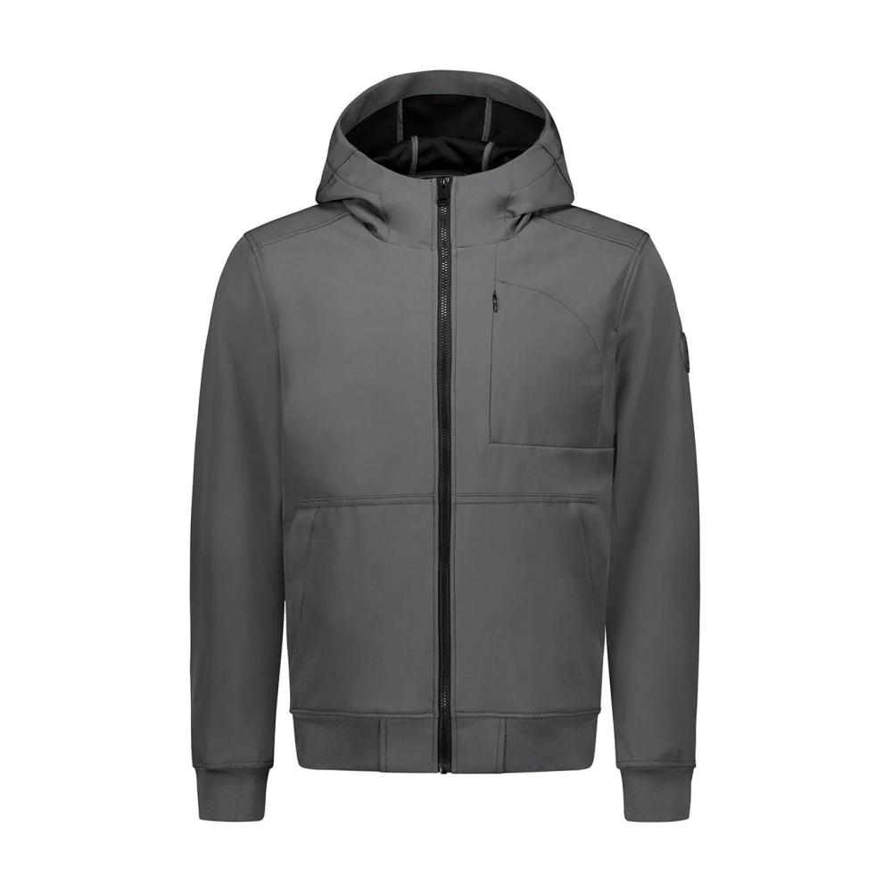 Airforce Capuchon Softshell Jas Gray Heren