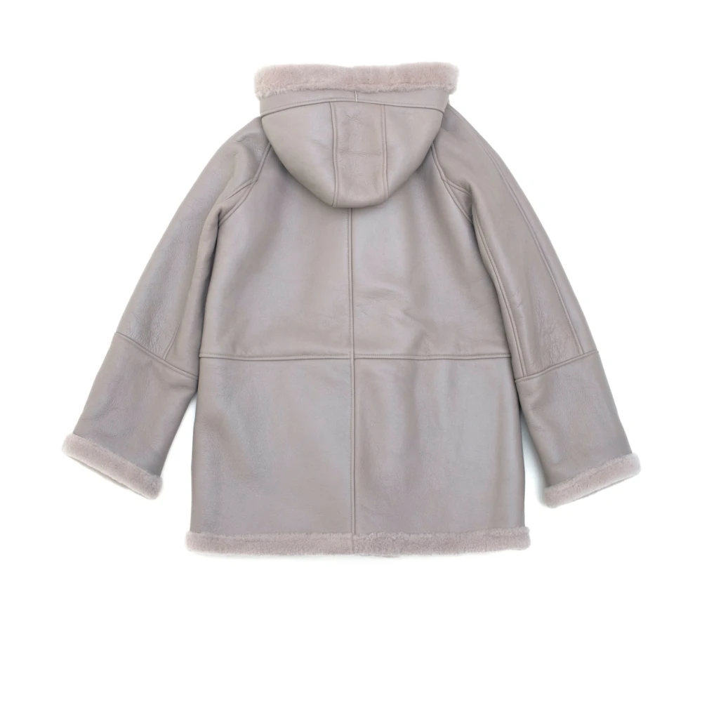 Just Things we Like Chie Shearling Jacket Beige Dames