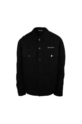 Logo-Embroidered Denim Jacket