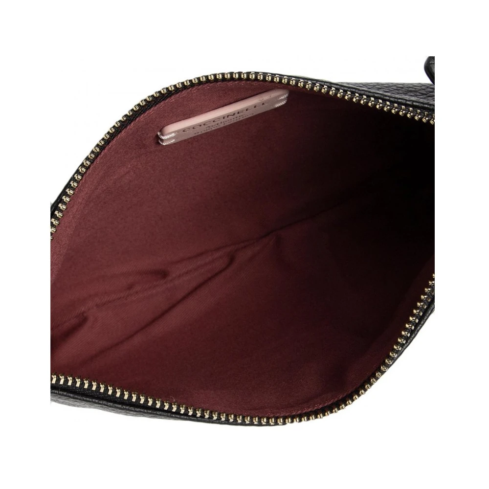 Coccinelle Mini Leren Crossbody Tas Black Dames