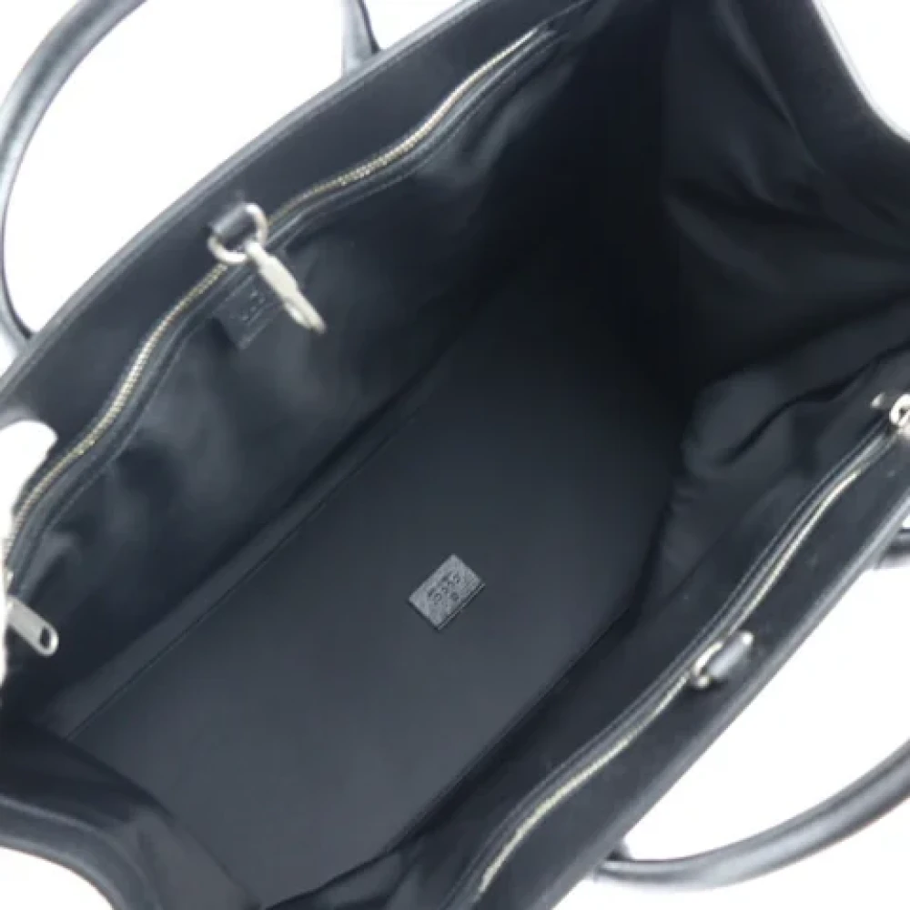 Gucci Vintage Pre-owned Leather totes Black Dames