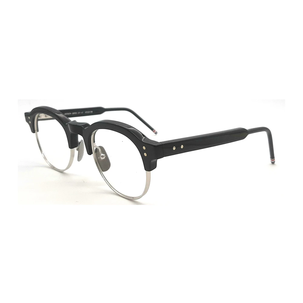 Thom Browne Zwarte Optische Frames voor Mannen Black Heren