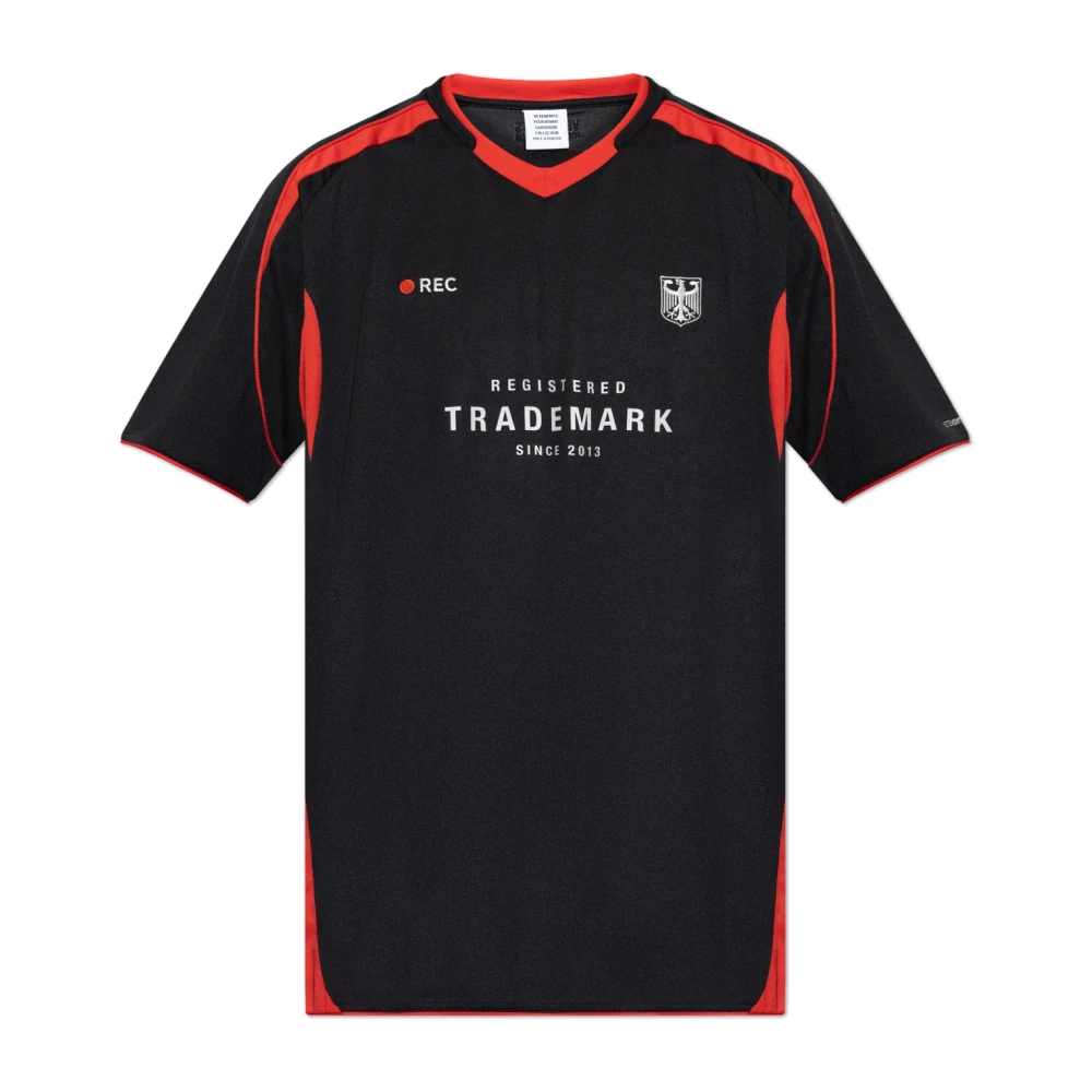 Vetements Black T-Shirts, Male, M, Printed T-Shirt