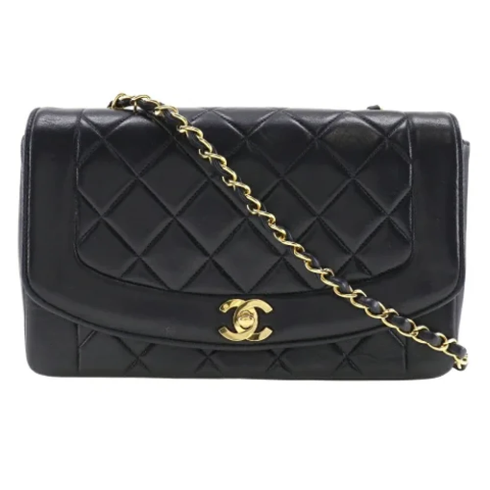 Chanel Vintage Pre-owned Fabric chanel-bags Black Dames