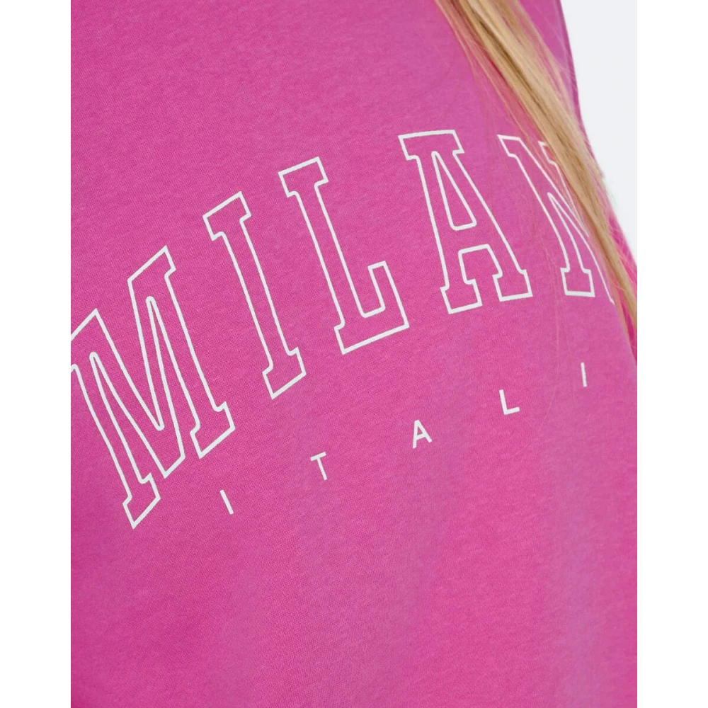 Only Life Crew Sweatshirt met Lange Mouwen Purple Dames