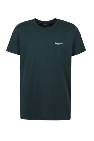 T-Shirt con Dettaglio Flock Effetto Velluto