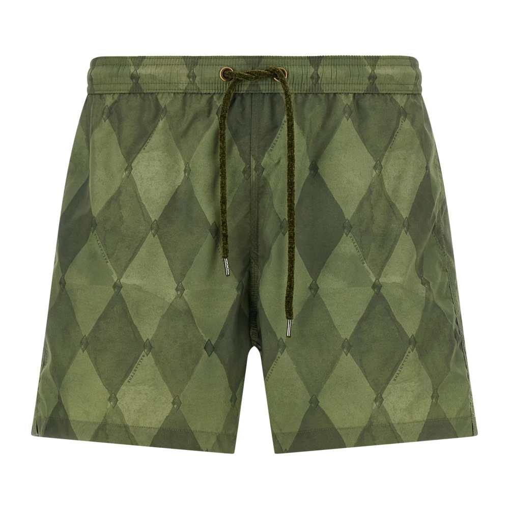 Ballantyne Men's Green Swimsuit - Beachwear - 2XL - Swimwear