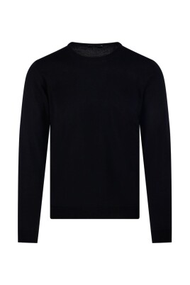 black-crewneck-sweater