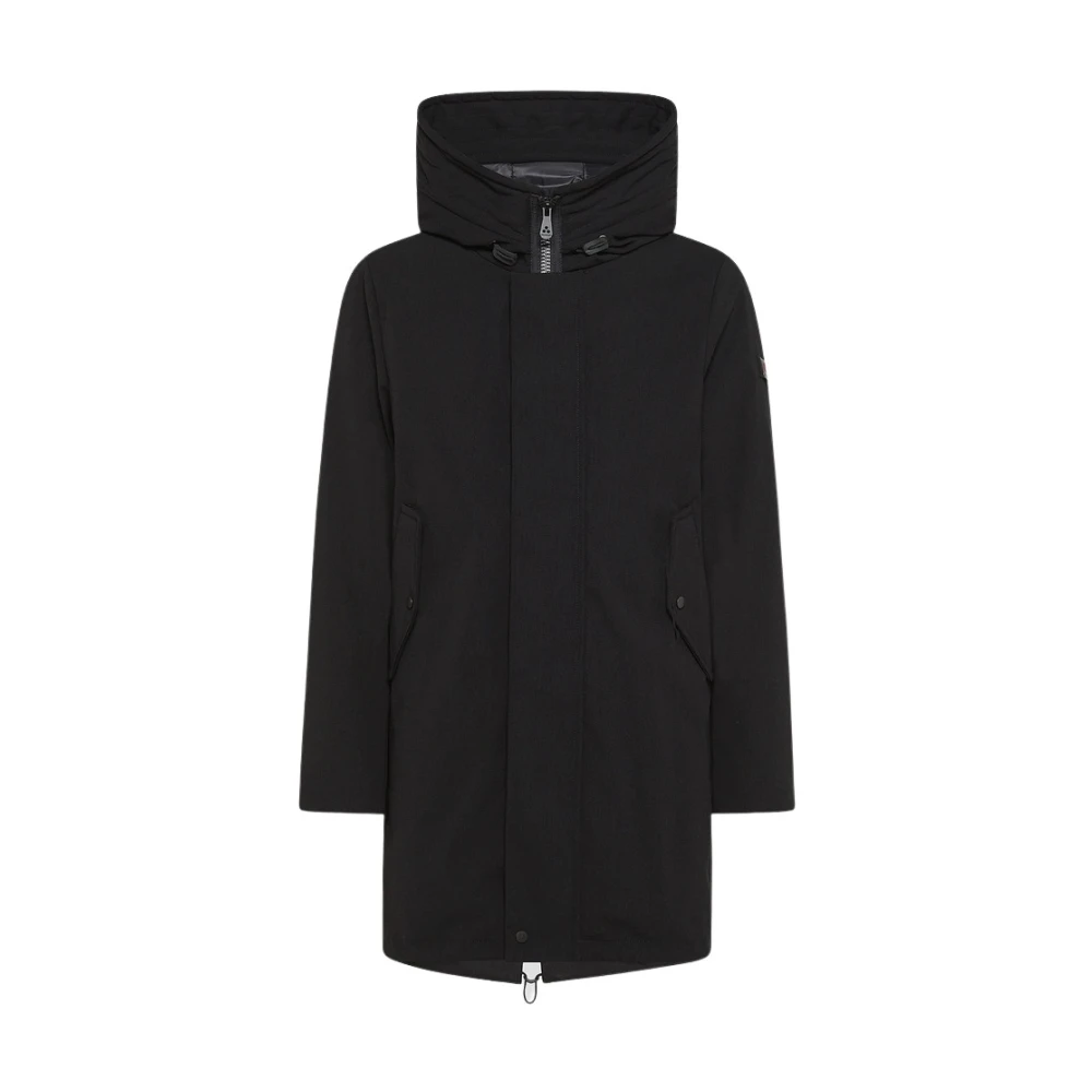 Peuterey Waterafstotende Parka met Membraan Black Heren