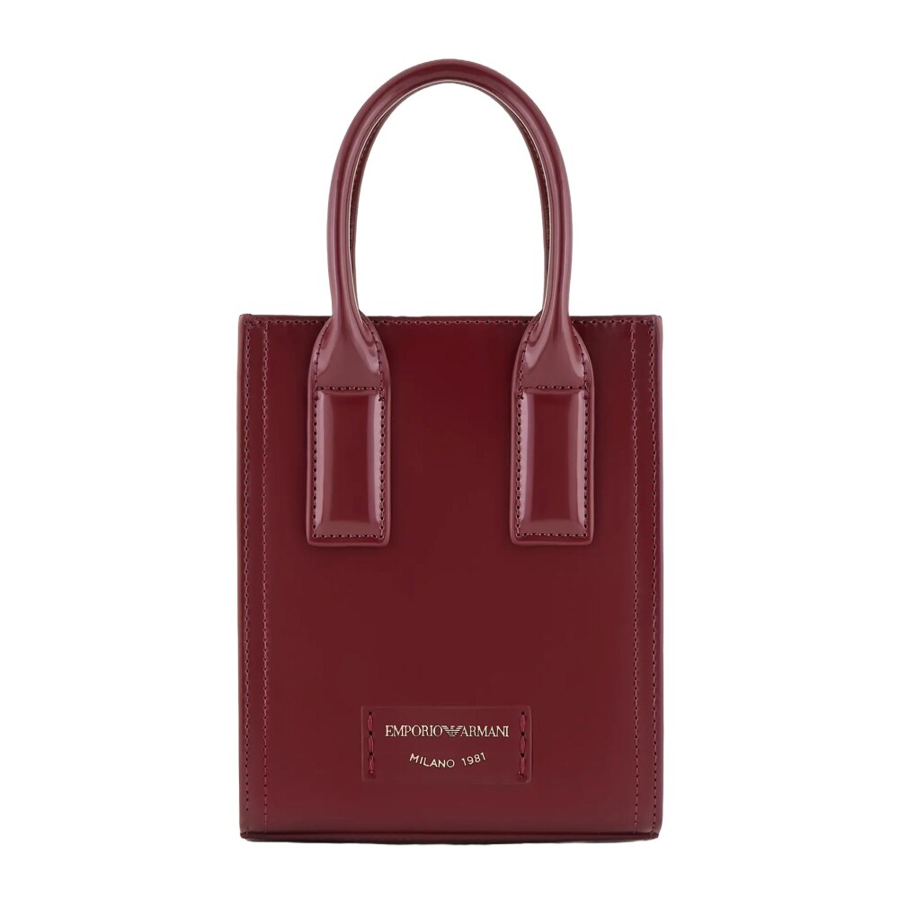 Armani borsa rossa best sale