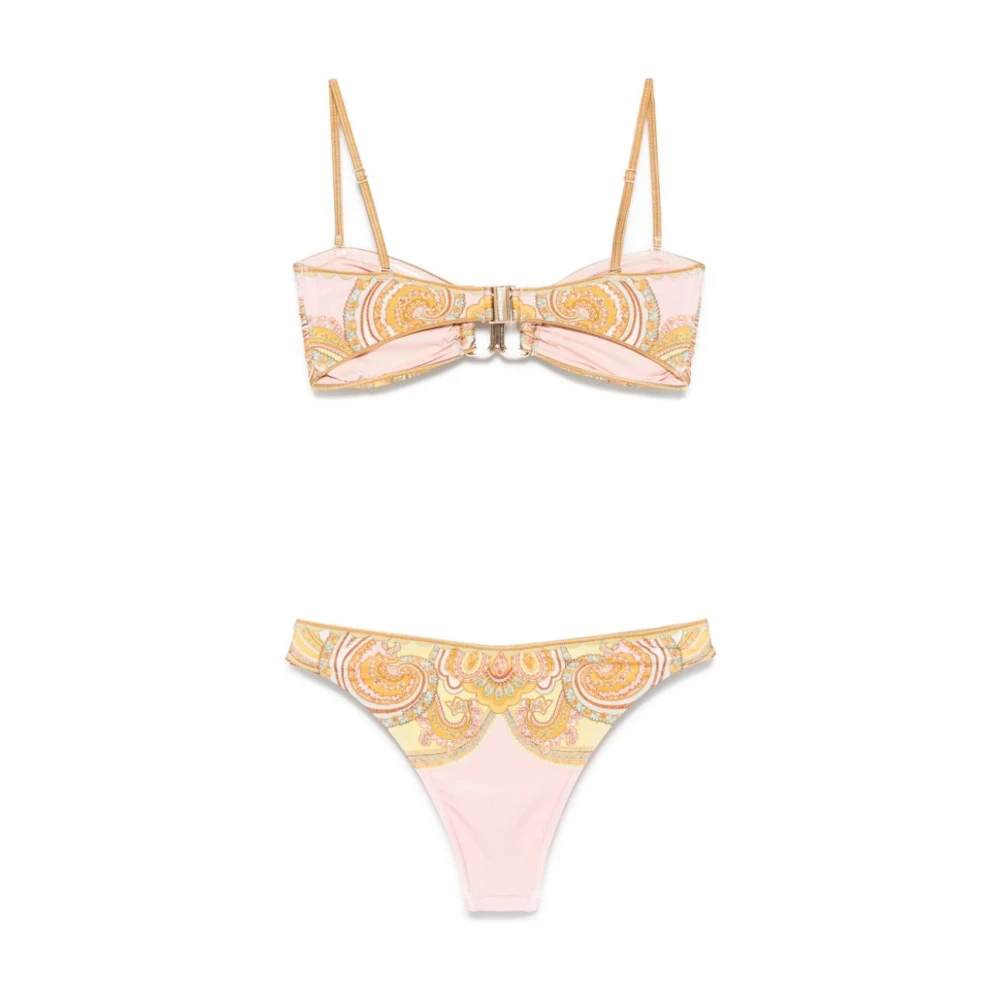 Zimmermann Pastelroze Badpak met Verstelbare Bandjes Multicolor Dames