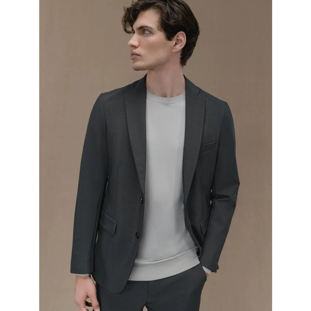 RRD Lichtgewicht Blazer in Donkergrijs Black Heren