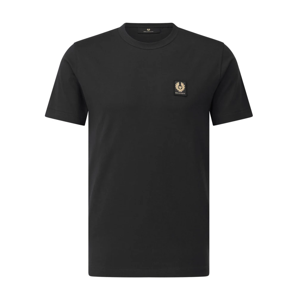 Belstaff Logo Patch Regular Fit T-shirt, Black, Size S, Men - Image 2