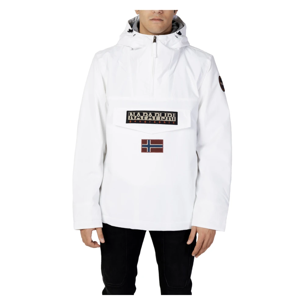 Napapijri Vinter Pufferjacka Rainforest Kollektion White, Herr