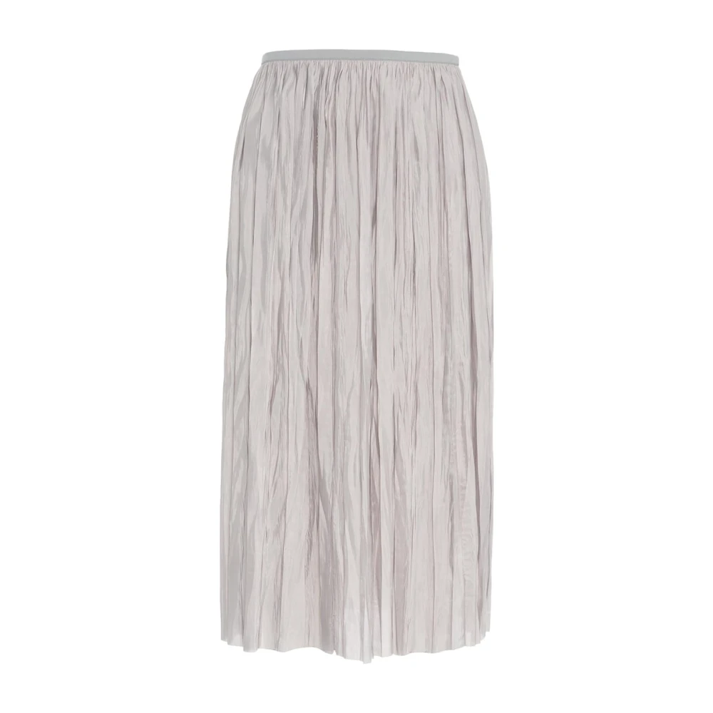 Roberto Collina Grijze Midi Geplooide Rok Gray Dames