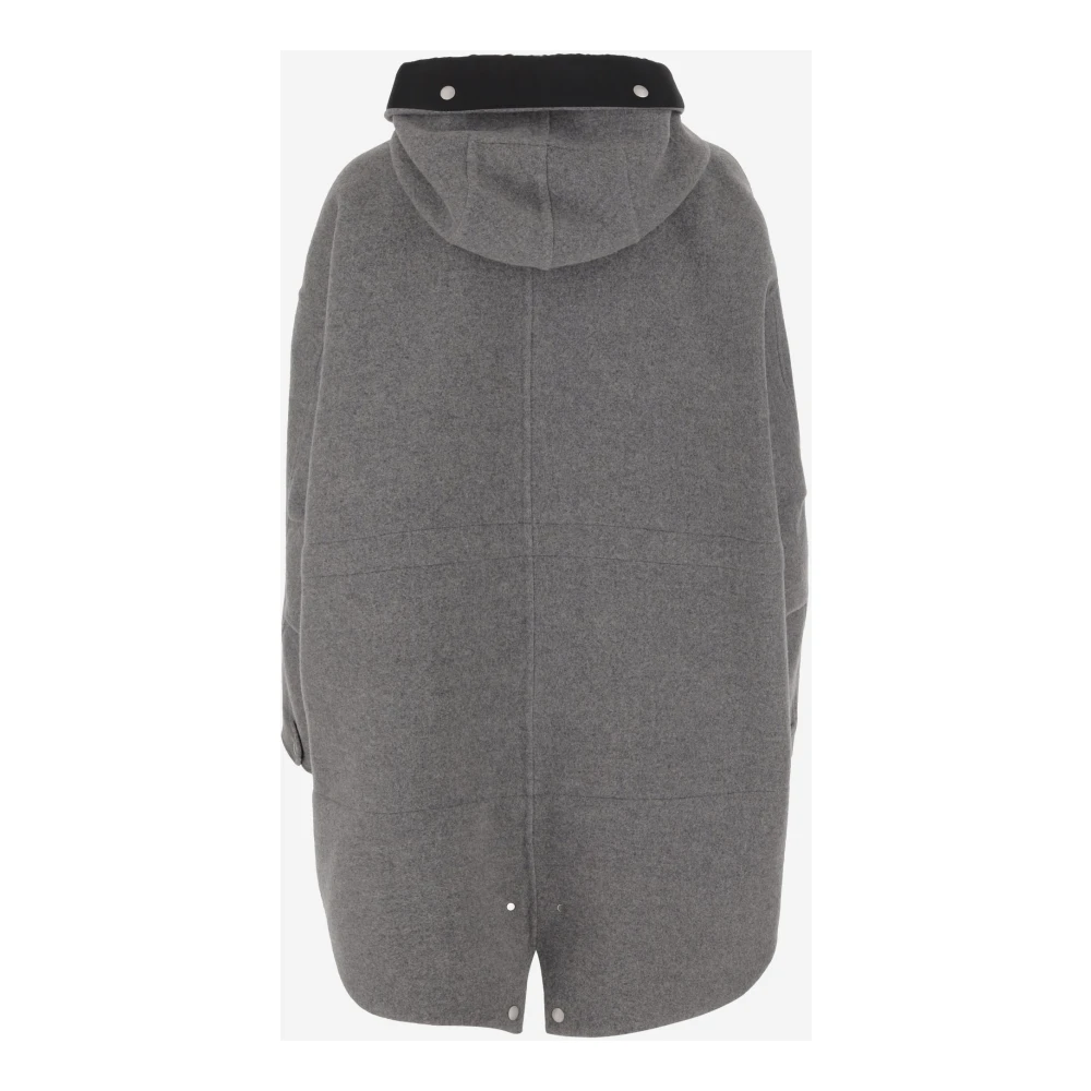 Jil Sander Grijze Winterjassen Gray Dames